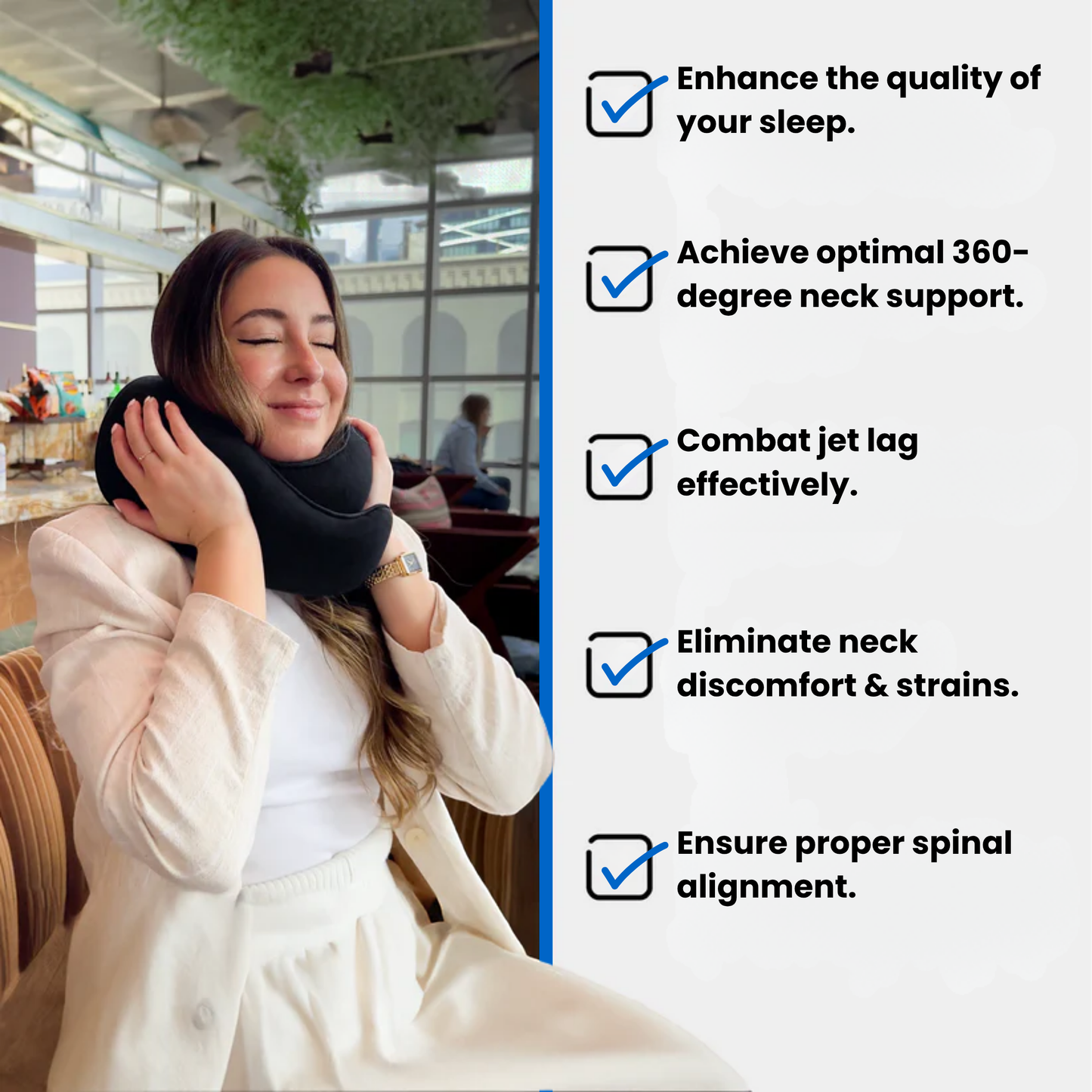 SereneRest™ Travel Cushion