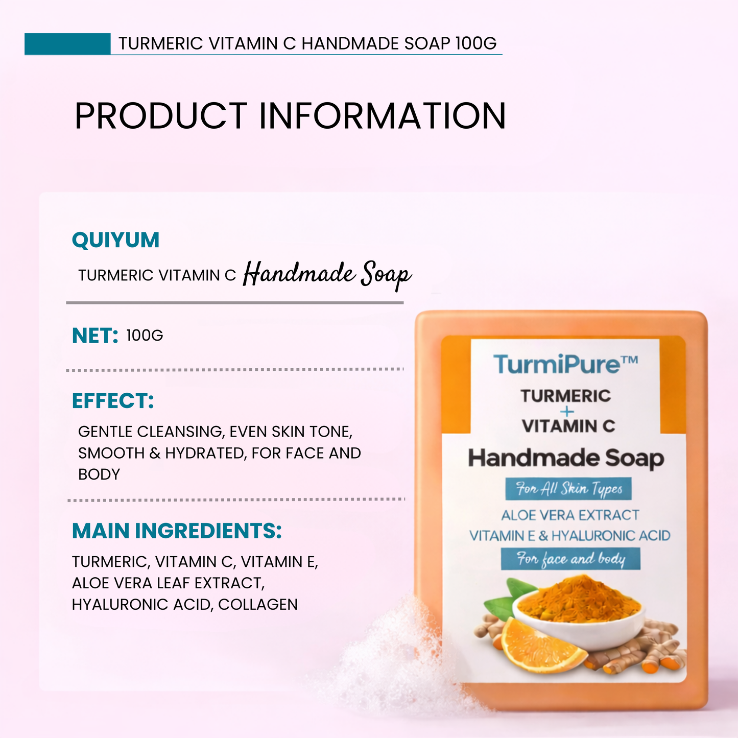 TurmiPure™ Turmeric Soap