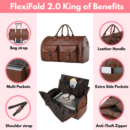 FlexiFold™ 2.0 - Foldable Clothing Bag