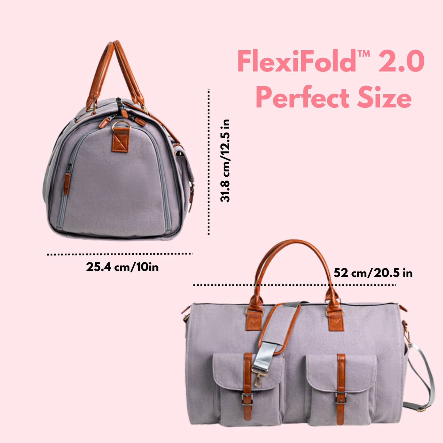 FlexiFold™ 2.0 - Foldable Clothing Bag